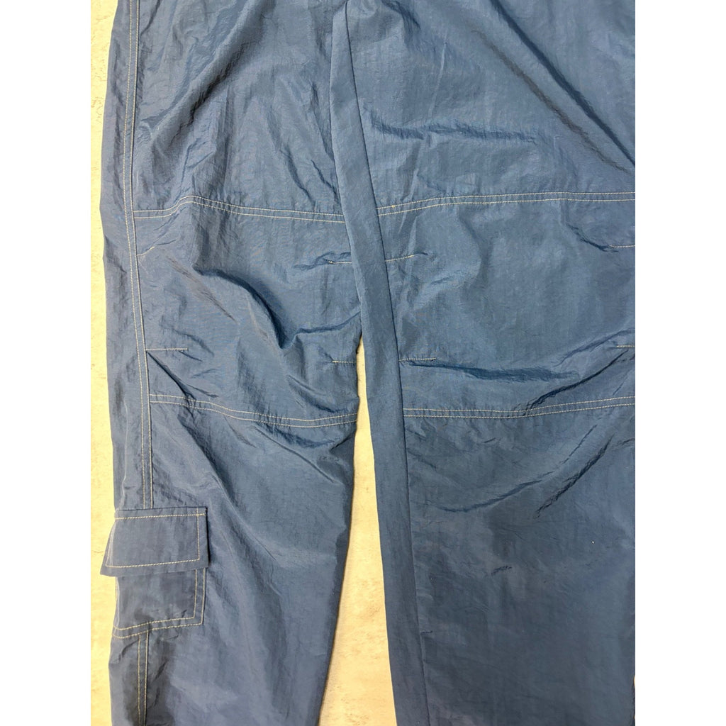 Vintage B.U.M Equipment Multi Pocket Nylon Cargo Track Pants Size Small