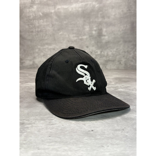 Vintage 90s Chicago White Sox MLB Embroidered Logo Baseball Snapback Hat OSFA