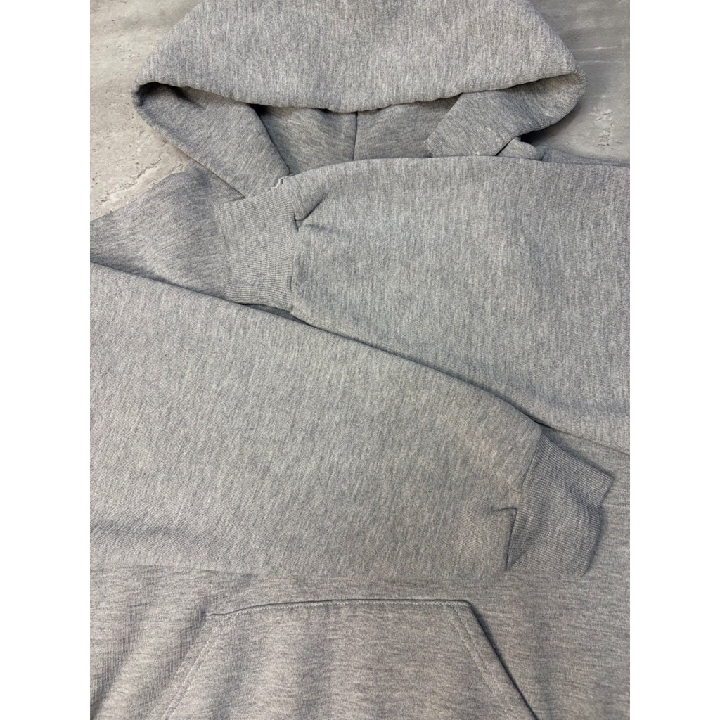 Vintage Russell Athletic Blank Pullover Hooded Sweatshirt Size Large