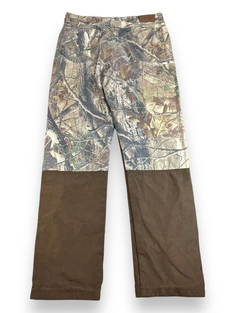 Vintage Wrangler Pro Gear Real Tree DE Camo Hunting Double Knee Pants Size 34W