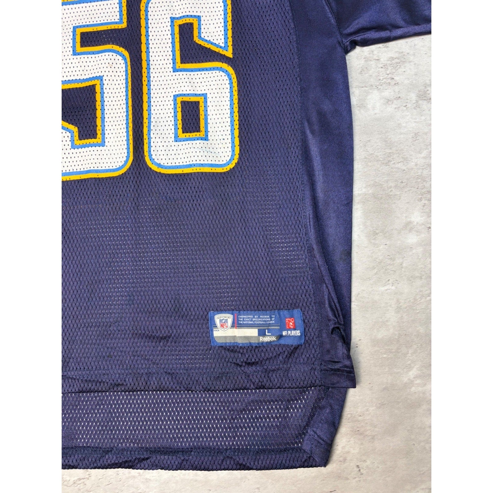 Vintage Shawne Merriman #56 San Diego Chargers NFL Reebok Jersey Sz Large YOUTH