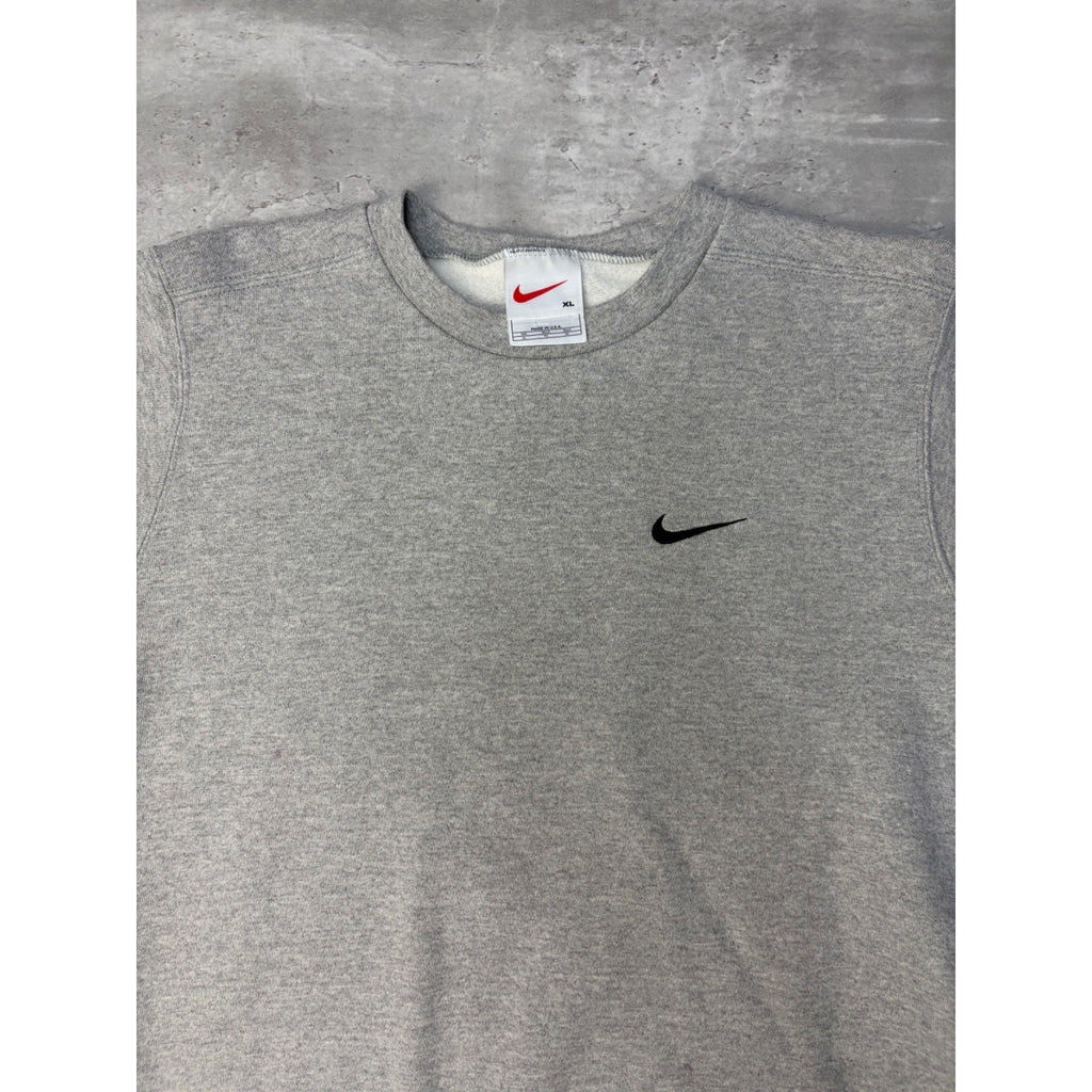 Vintage 90s Nike Embroidered Mini Swoosh Crewneck Sweatshirt Size XL