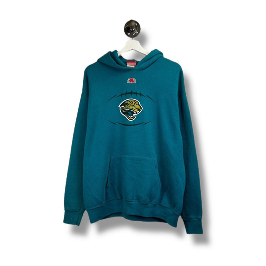 Vintage Jacksonville Jaguars NFL AFC Hooded Football Sweatshirt Size XL