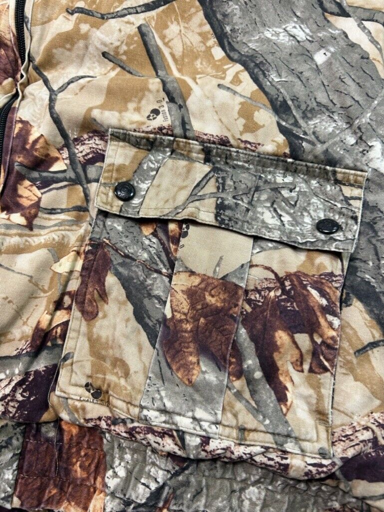 Outfitters Ridge Fusion 3D Fall Tree Camo Insulated Full Zip Jacket Size XL