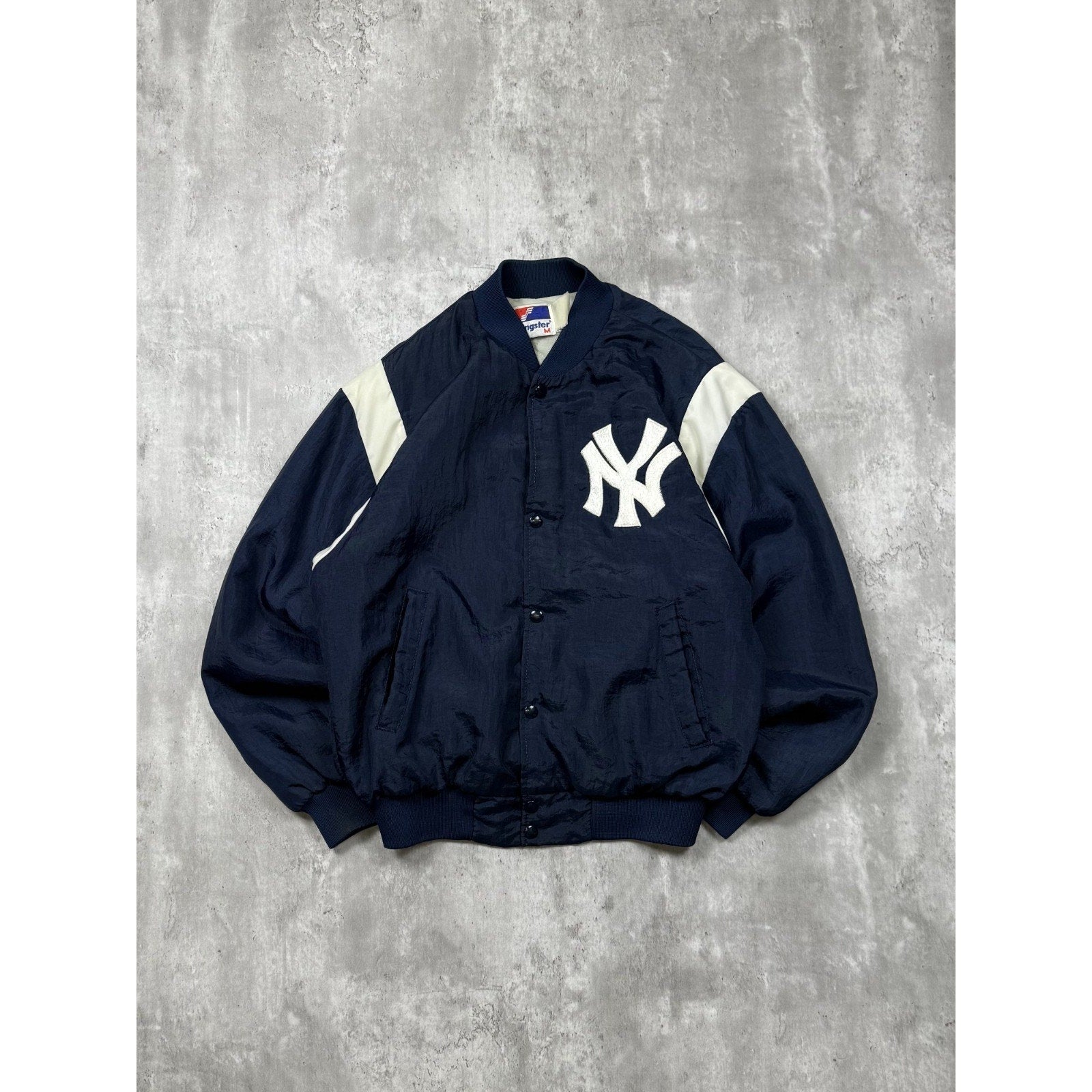 Vintage 80s/90s New York Yankees MLB Swingsters Bomber Jacket Size Medium