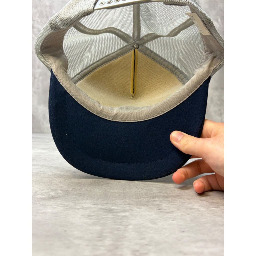 Vintage 90s Overnight Freight Trucking Graphic Trucker Snapback Hat OSFA