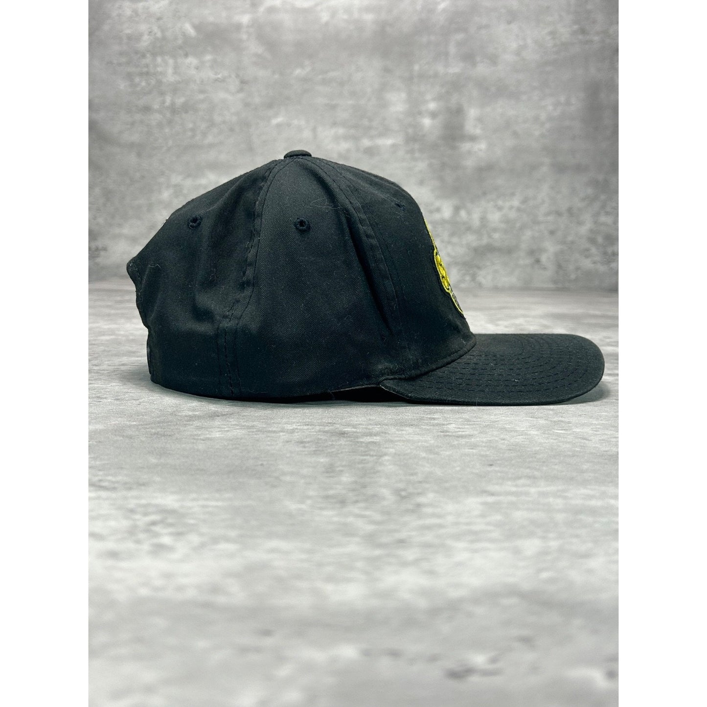 Vintage 90s Pittsburgh Steelers NFL Embroidered Spellout Snapback Hat OSFA