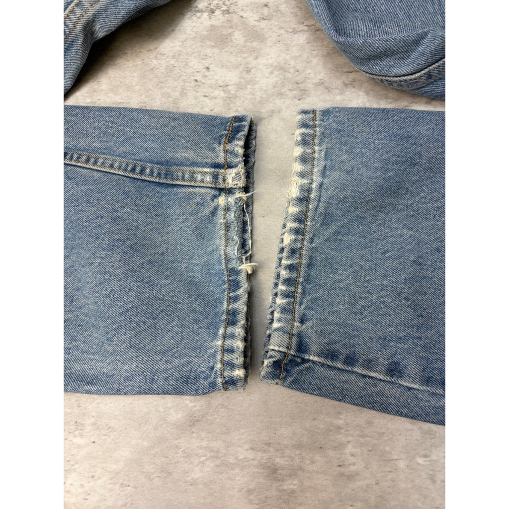 Vintage 90s Levis 550 Red Tab Light Wash Denim Pants Size 34