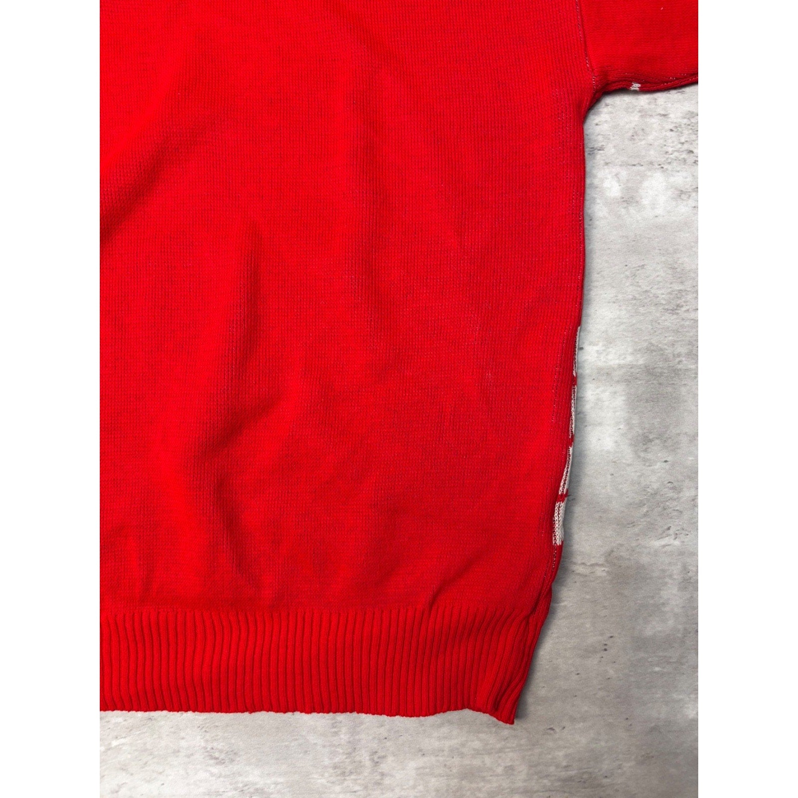 Vintage 80s Polaris Indy Spellout Graphic Pullover Knit Sweater Size Large