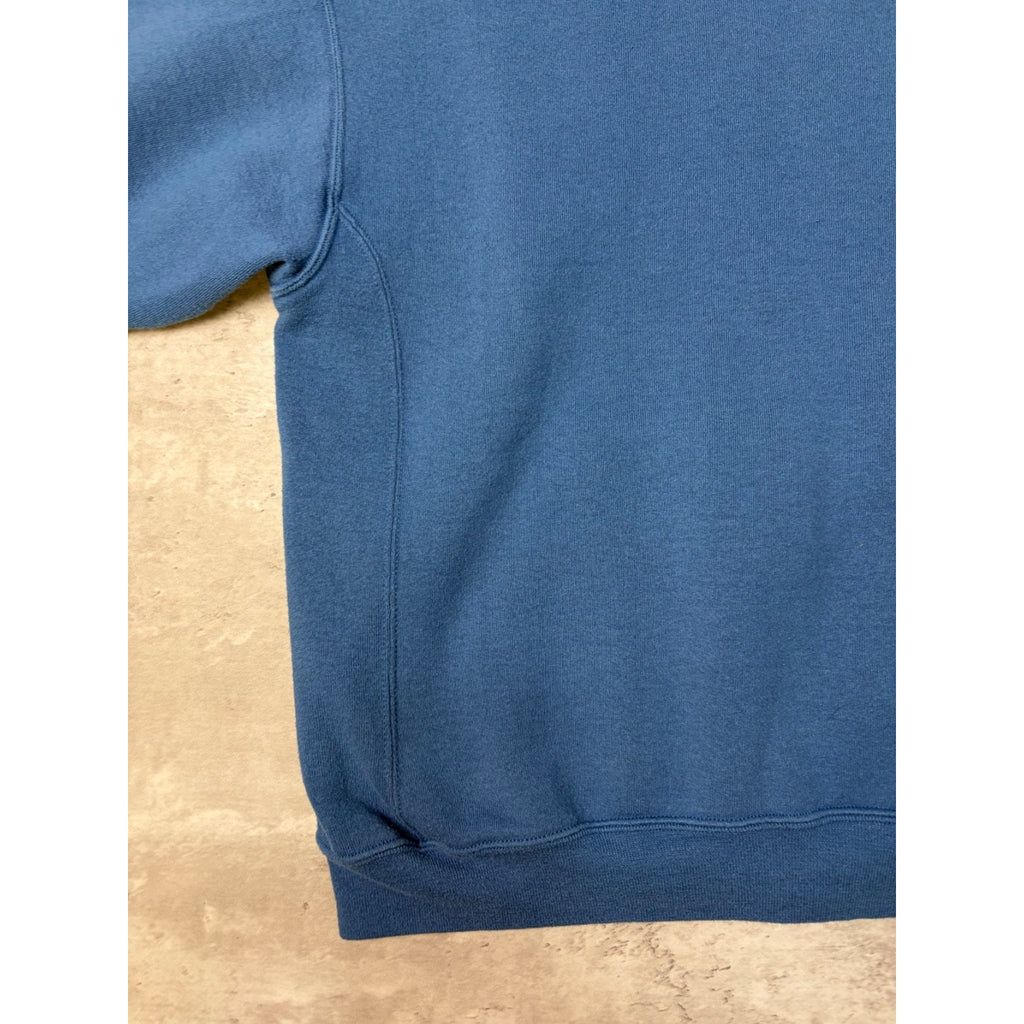 Vintage Russell Athletics Blank Hooded Full Zip Sweatshirt Size Large