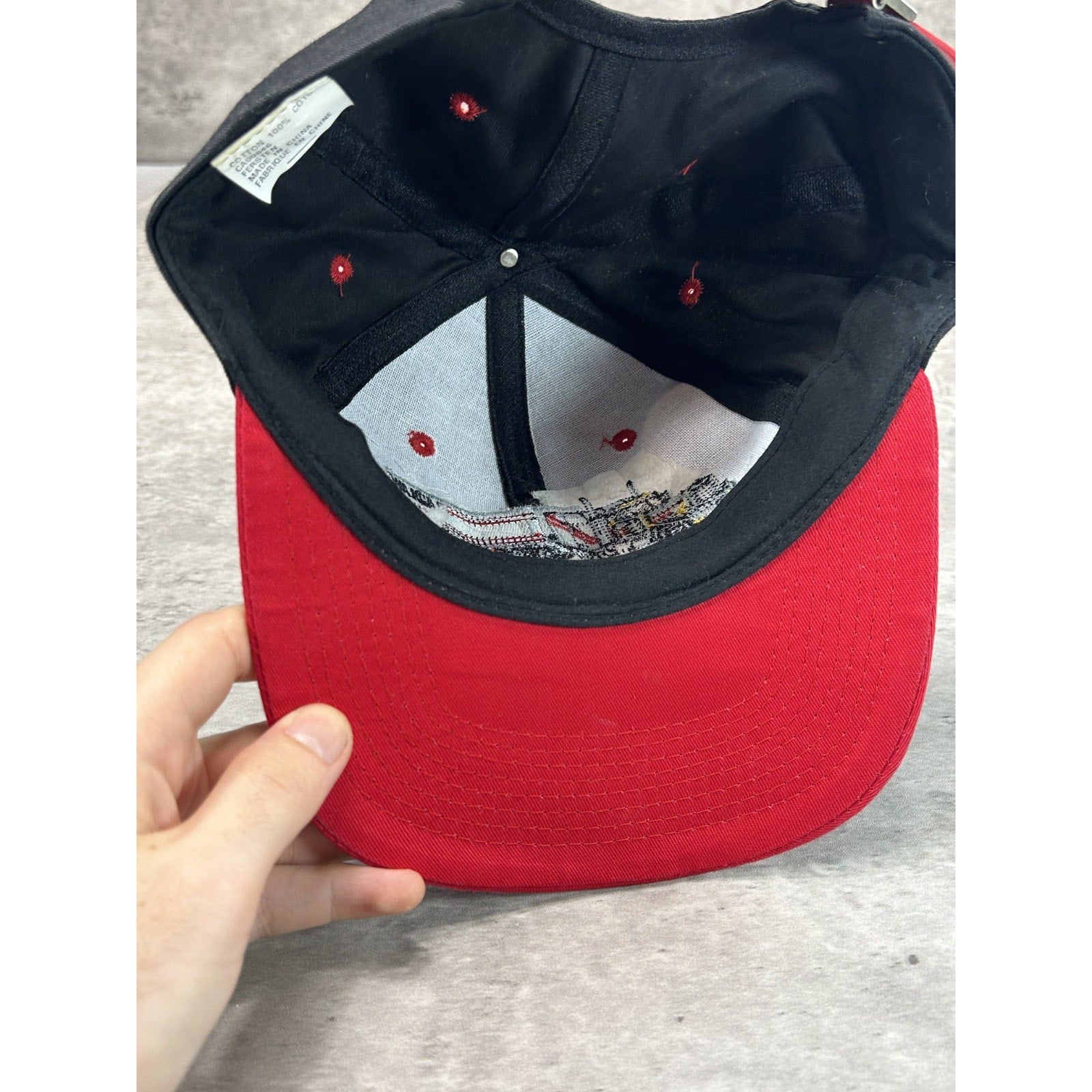Vintage Laidlaw Carriers Inc. Embroidered Trucking Two Tone Strapback Hat OSFA