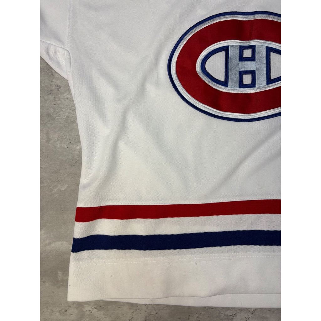 Vintage 90s Montreal Canadiens NHL Pro Player Hockey Jersey Size Large