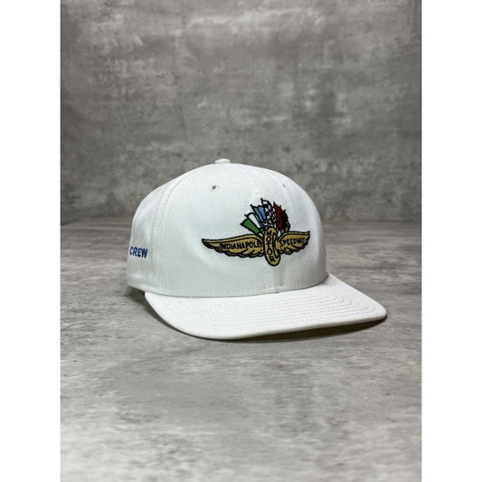 Vintage 90s Indianapolis Speedway Nascar Embroidered Logo Snapback Hat OSFA