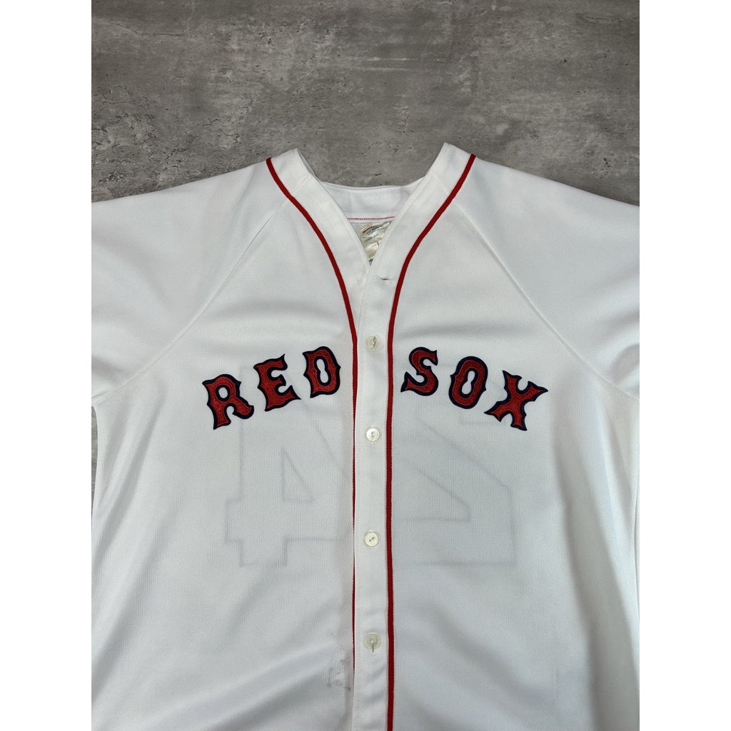 Vintage Manny Ramirez #24 Boston Red Sox MLB Stitched Baseball Jersey Size Large