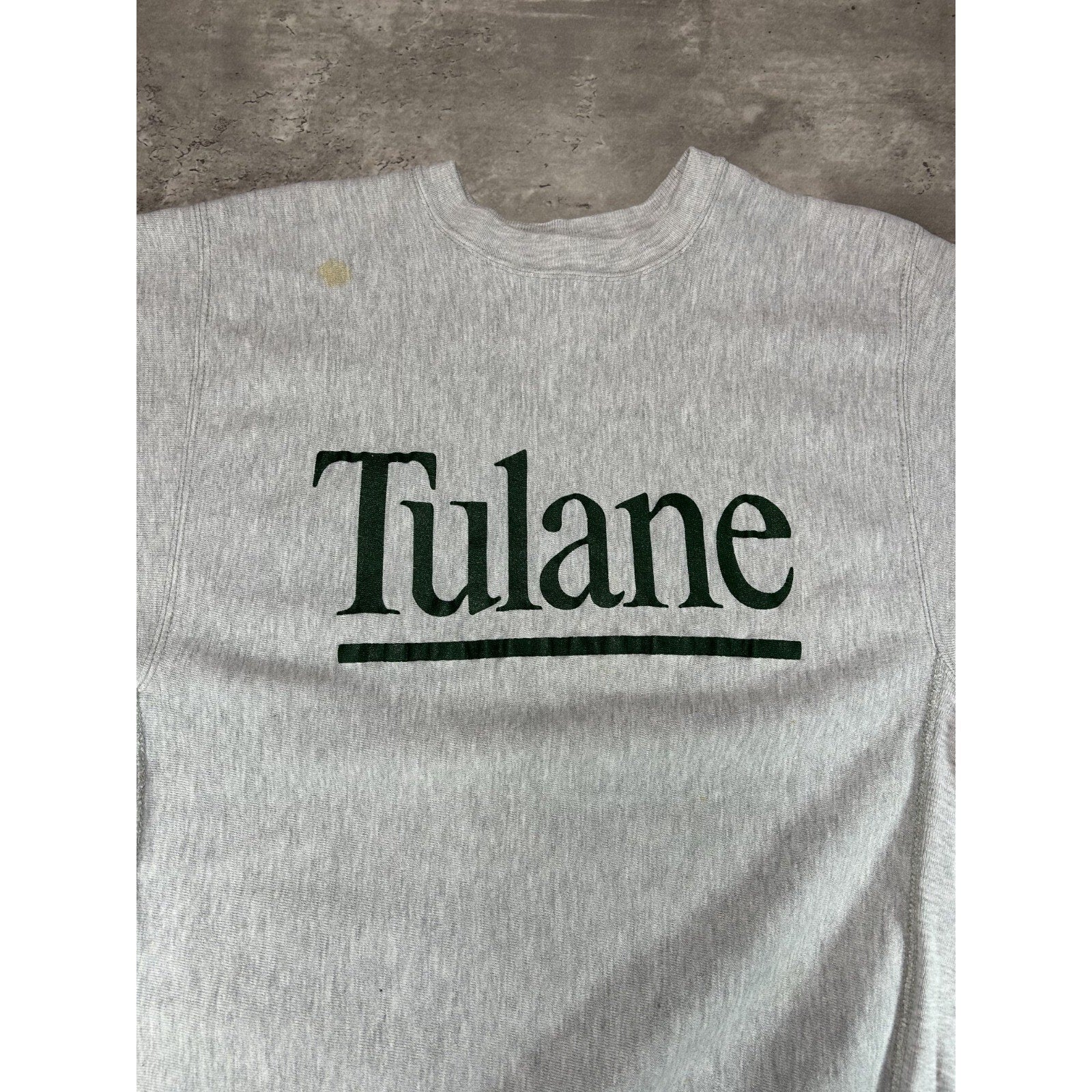 Vintage 90s Tulane NCAA Champion Reverse Weave Crewneck Sweatshirt Size XL