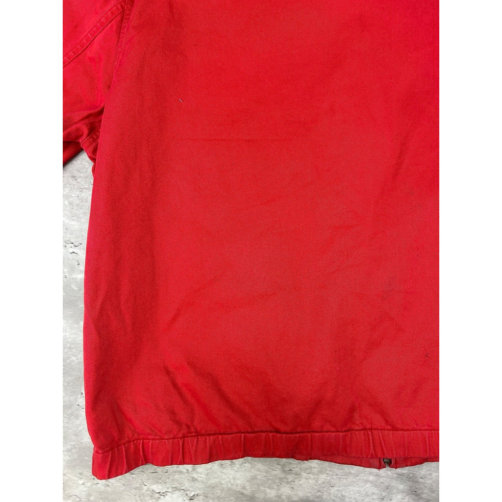 Vintage Polo Ralph Lauren Embroidered Pony Harrington Jacket Size XL Red