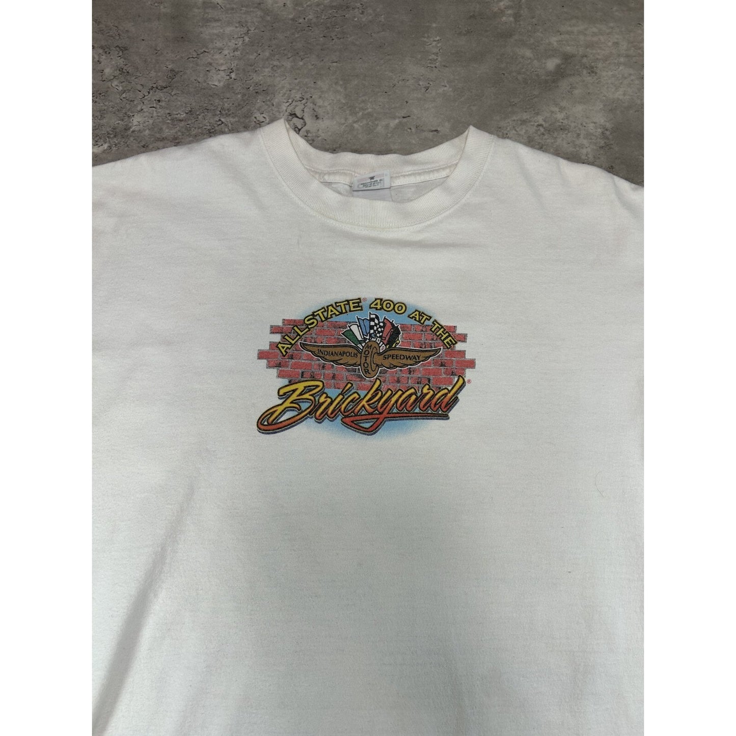Allstate 400 At The Brickyard Indianapolis Speedway Graphic T-Shirt Size Large