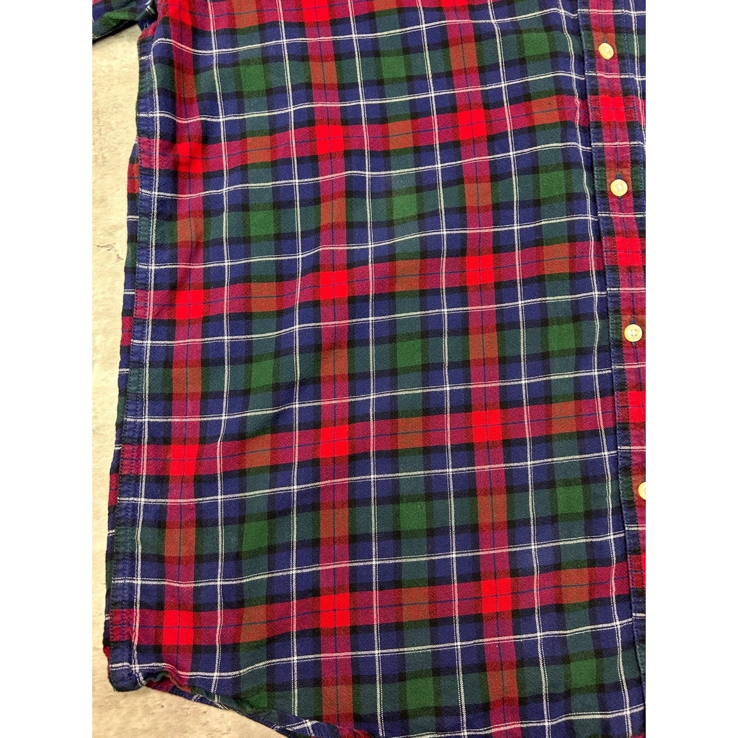 Chaps Ralph Lauren Plaid Long Sleeve Button Up Shirt Size 2XL