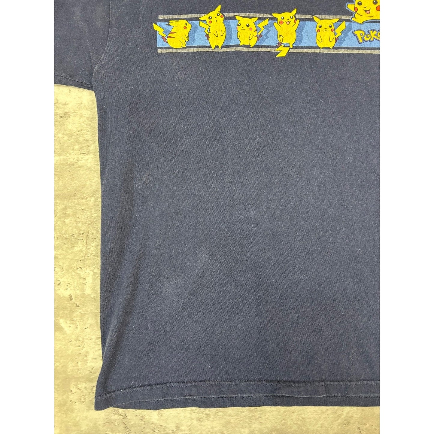 Vintage 1999 Pokemon Pikachu Graphic Tv Show Promo T-Shirt Size Large