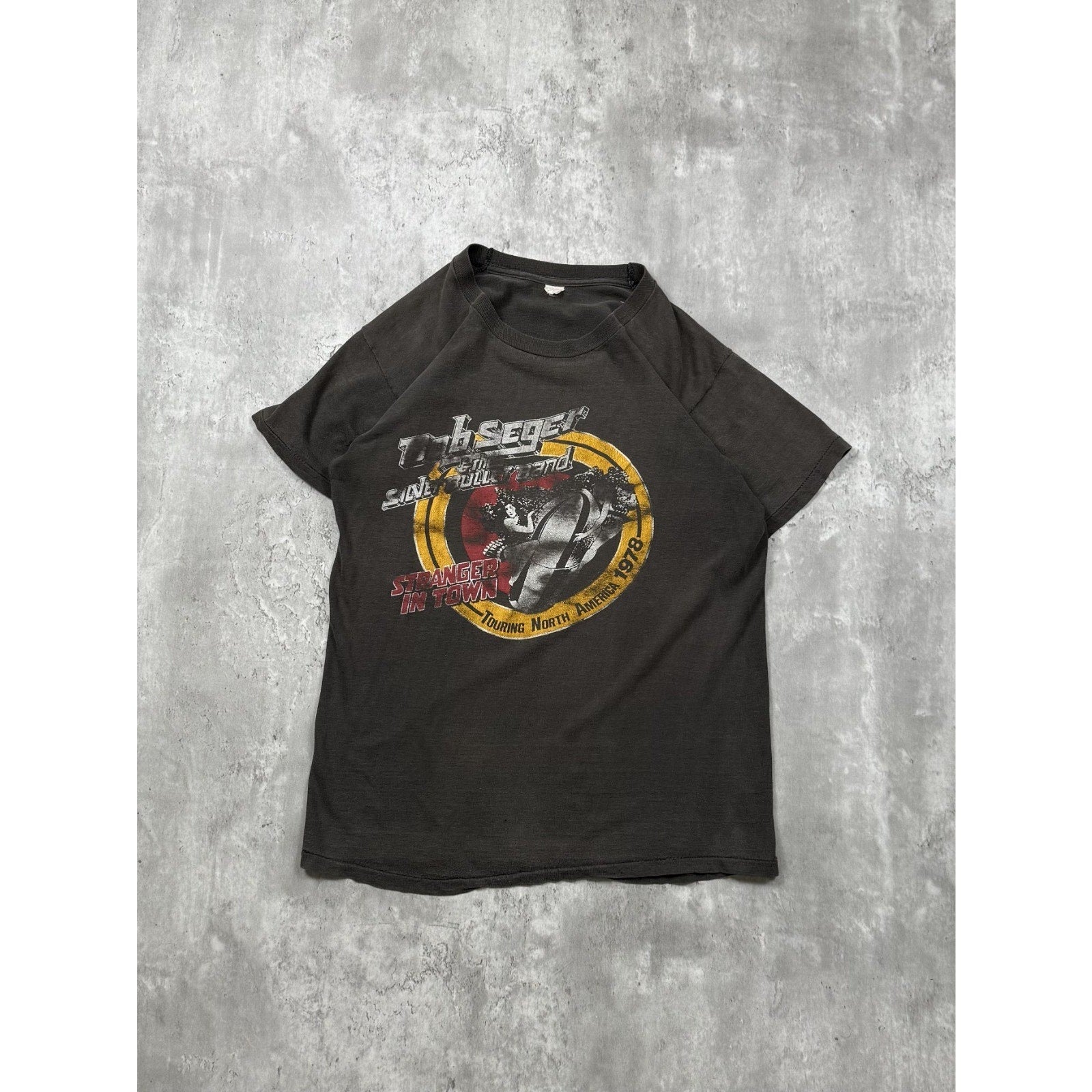 1978 Bob Seger And The Silver Bullet Band Tour Graphic T-Shirt Size Medium