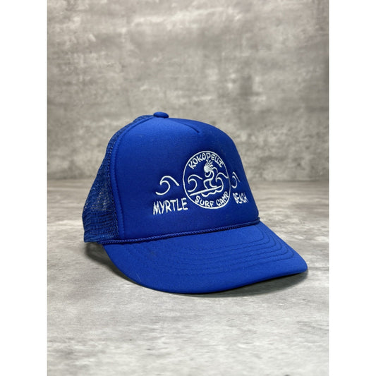 Vintage 90s Myrtle Beach Embroidered Spellout Destination Snapback Hat OSFA