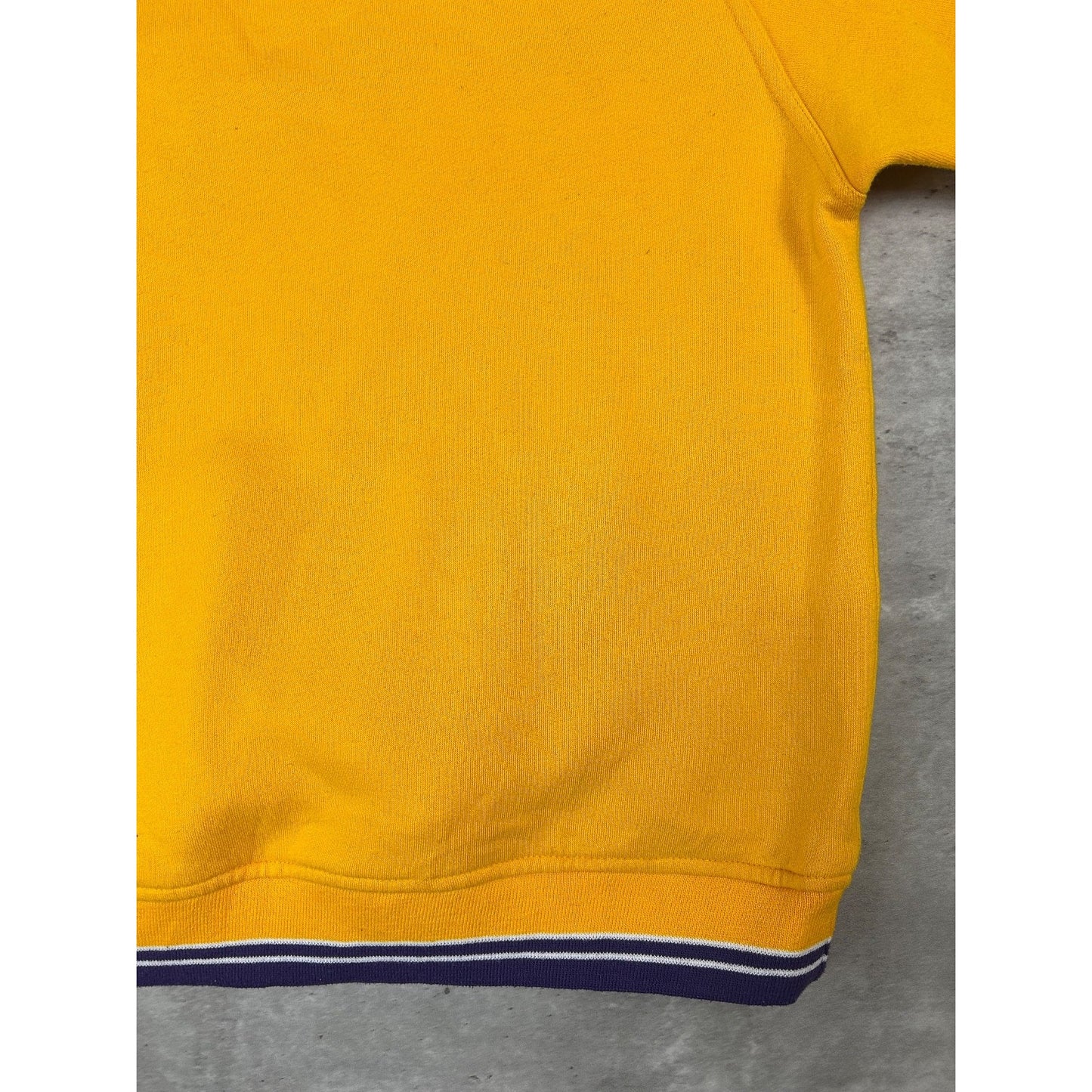 Vintage Los Angeles Lakers NBA Embroidered Nike Middle Swoosh Sweatshirt YOUTH M