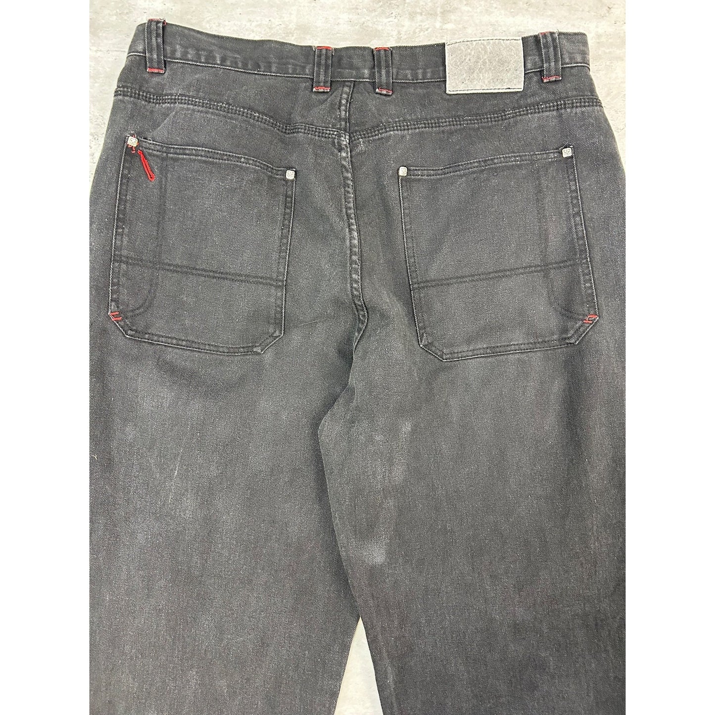 Vintage Y2K Dtek Baggy Fit Black Denim Pants Size 42