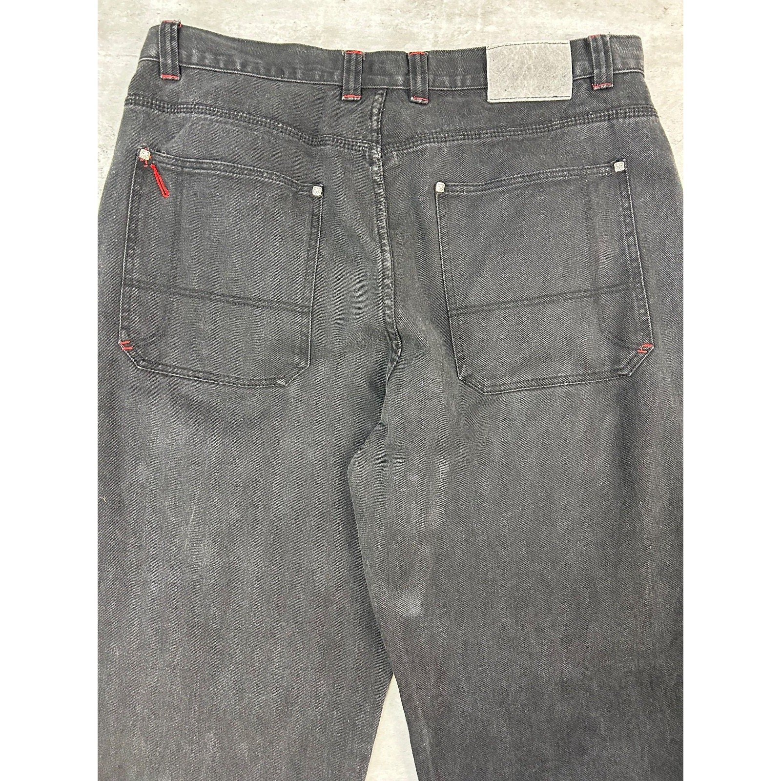 Vintage Y2K Dtek Baggy Fit Black Denim Pants Size 42
