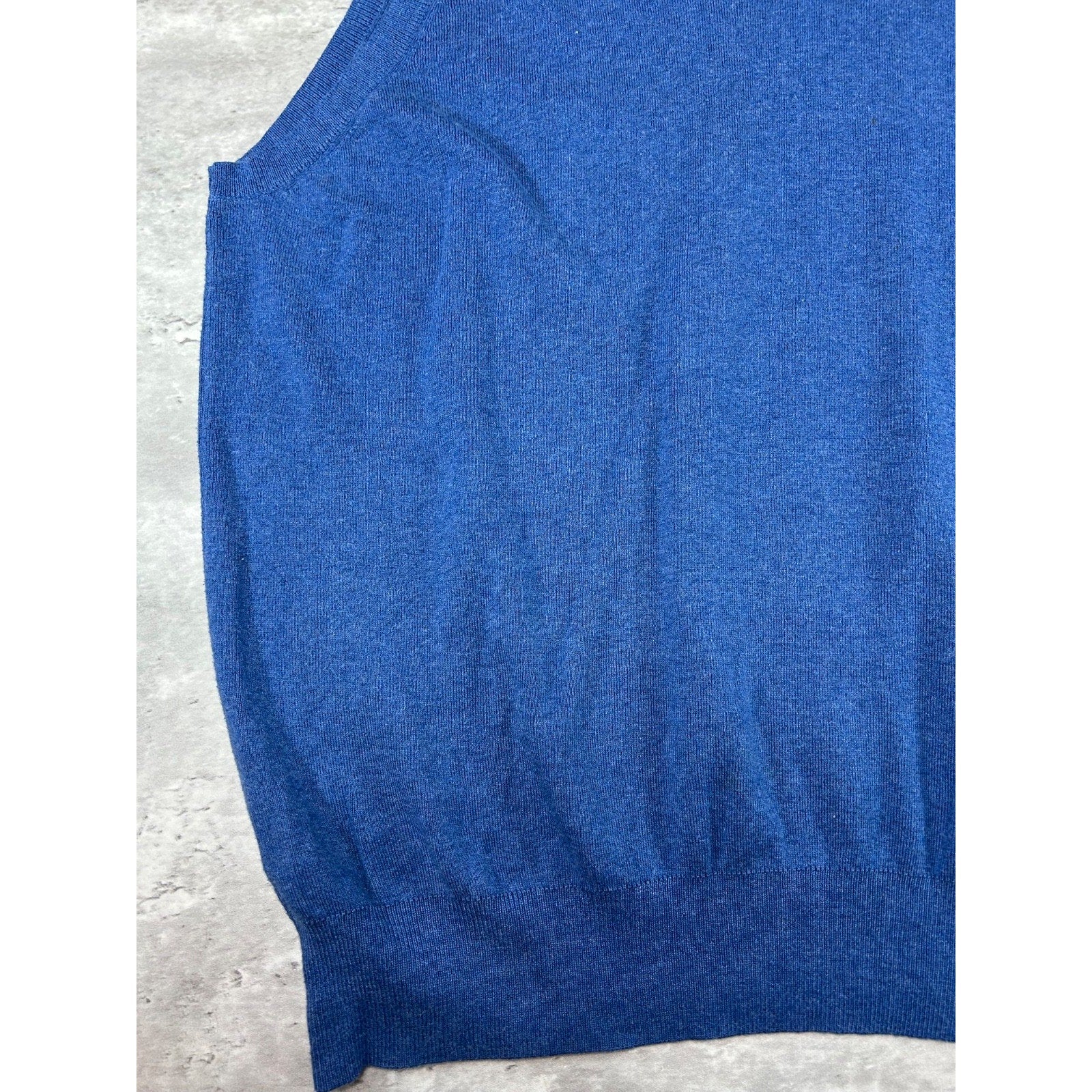 Vintage Polo Ralph Lauren Embroidered Pony Sweater Vest Size 2XL Blue
