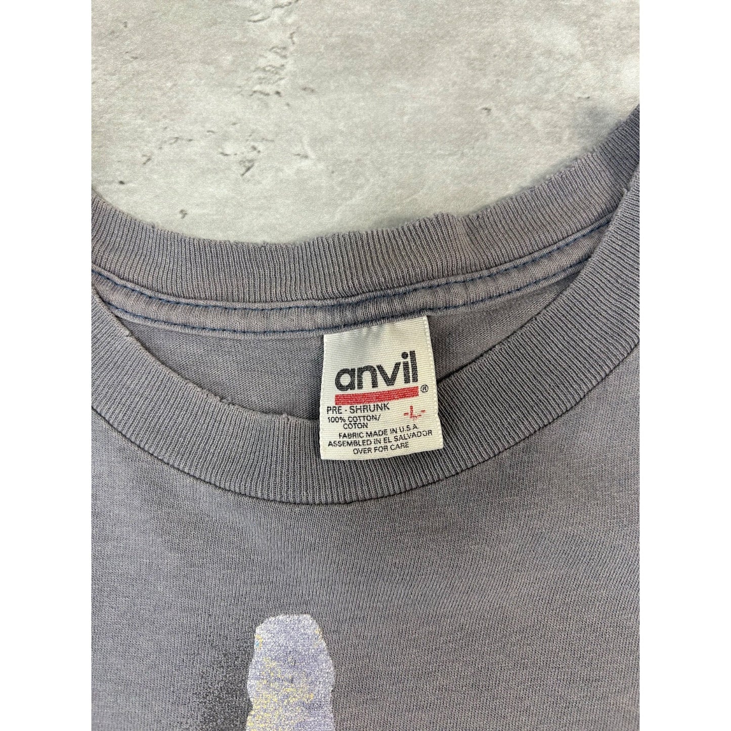 Vintage 90s Will Bullas Duck Tape Art Graphic T-Shirt Size Large Black