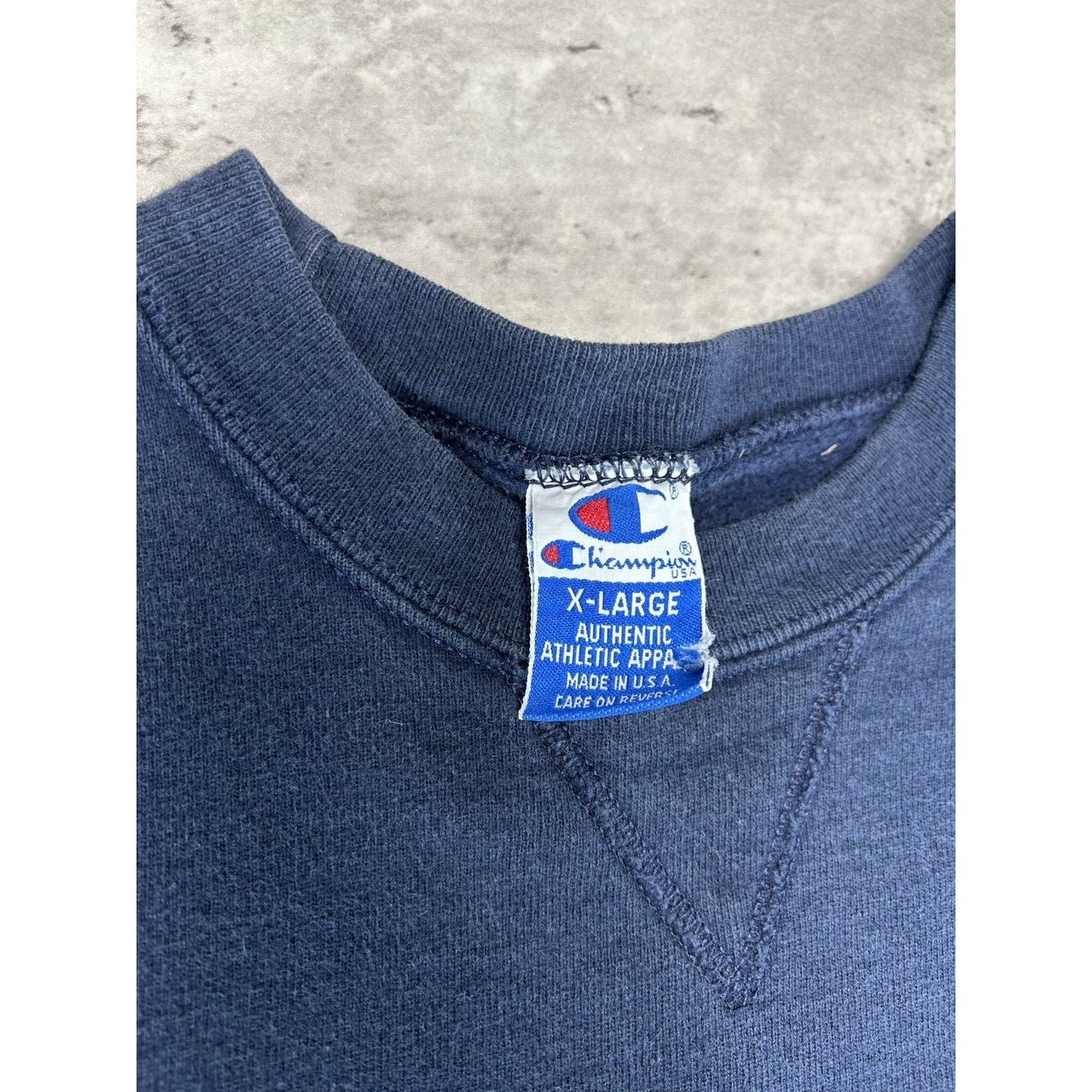 Vintage 90s Champion Embroidered Pullover Crewneck Sweatshirt Size XL