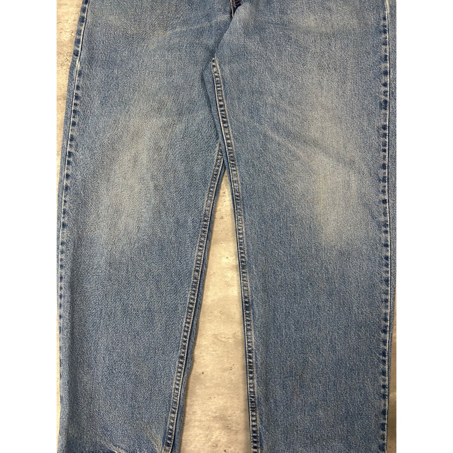 Vintage 90s Levis 550 Red Tab Relaxed Fit Medium Wash Denim Pants Pants Size 34