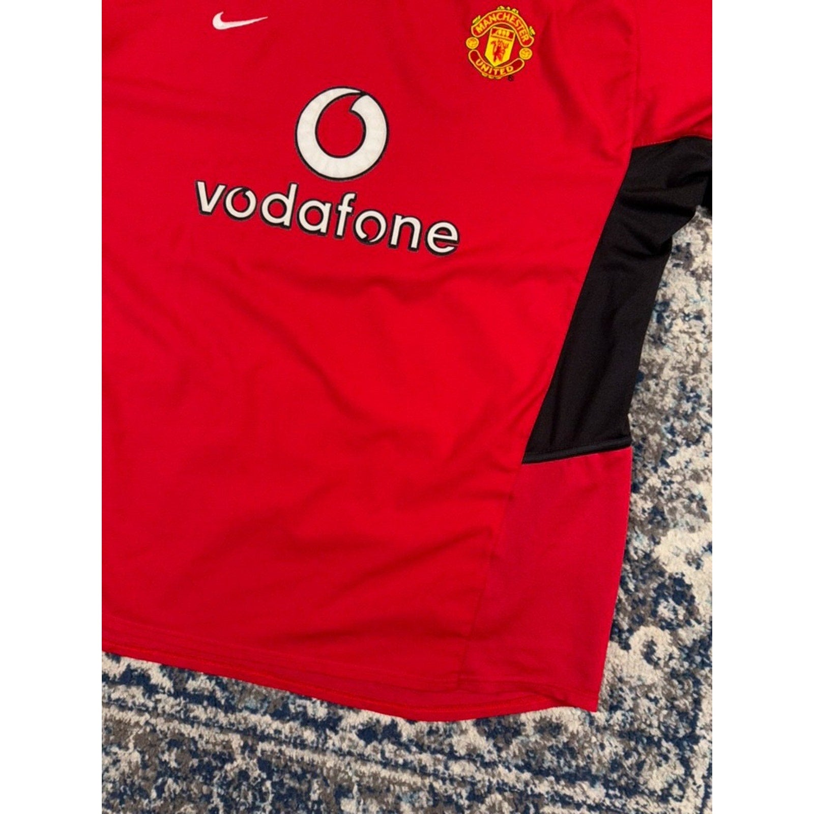 Vintage 2004 Manchester United Home Nike Soccer Jersey Size 2XL