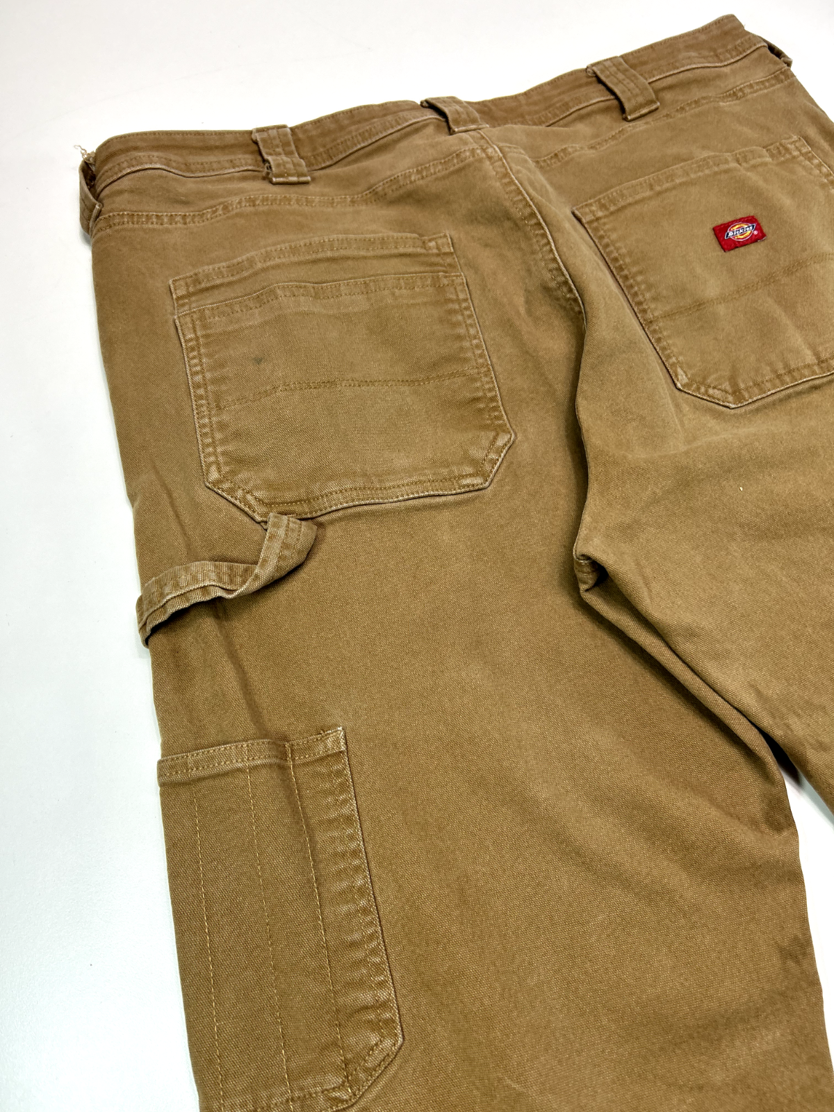 Dickies Relaxed Fit Canvas Workwear Carpenter Pants Size 36 Beige