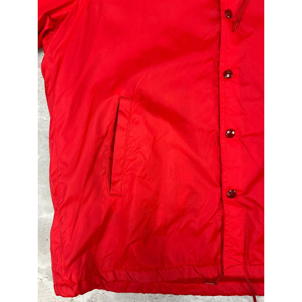 Vintage 70s/80s Ohio State Buckeyes NCAA Fleece Lined Coaches Jacket Size XL