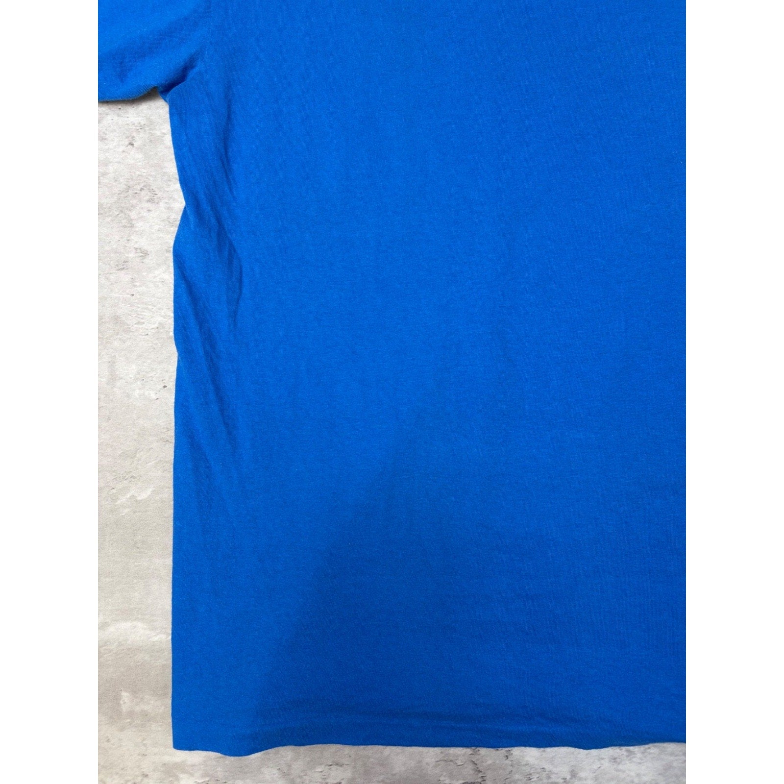 Vintage Stussy Skull Stitch Graphic Blue T-Shirt Size XL