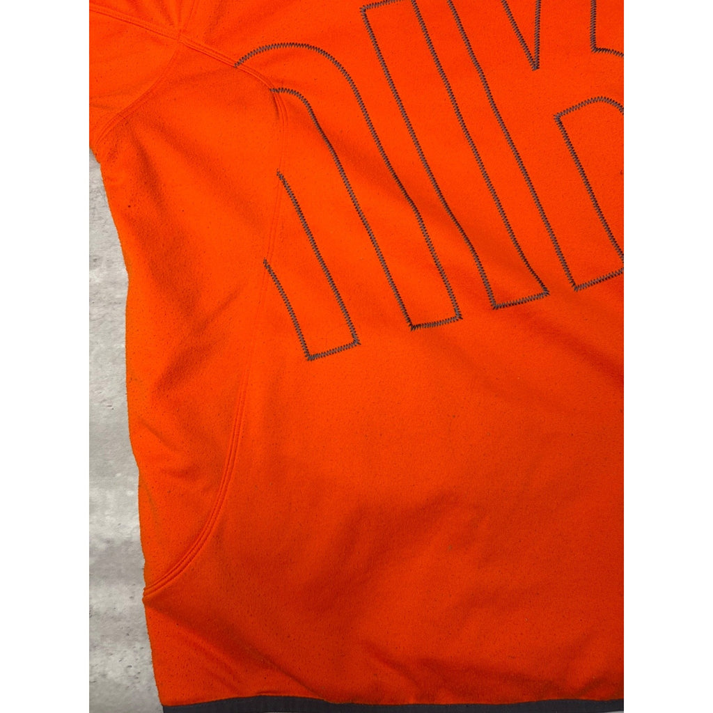 Vintage 2000s Nike Embroidered Swoosh Hooded Reversible Jacket Size 2XL
