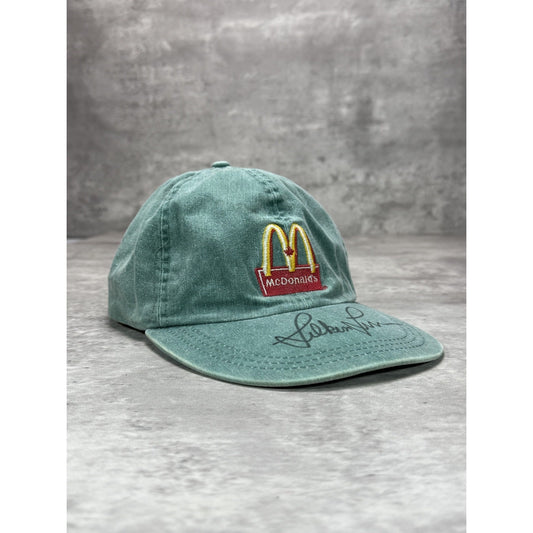 Vintage 90s McDonalds Embroidered Classic Logo Strapback Hat OSFA Green