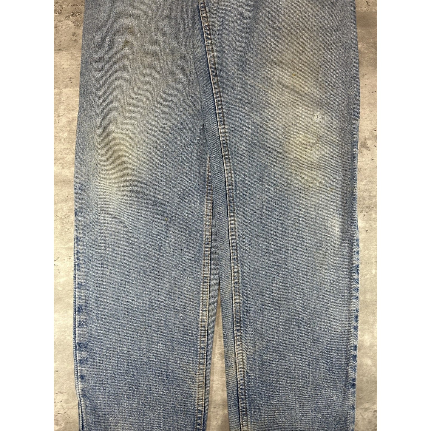 Vintage 90s Levis 550 Relaxed Fit Red Tab Light Wash Denim Pants Size 36