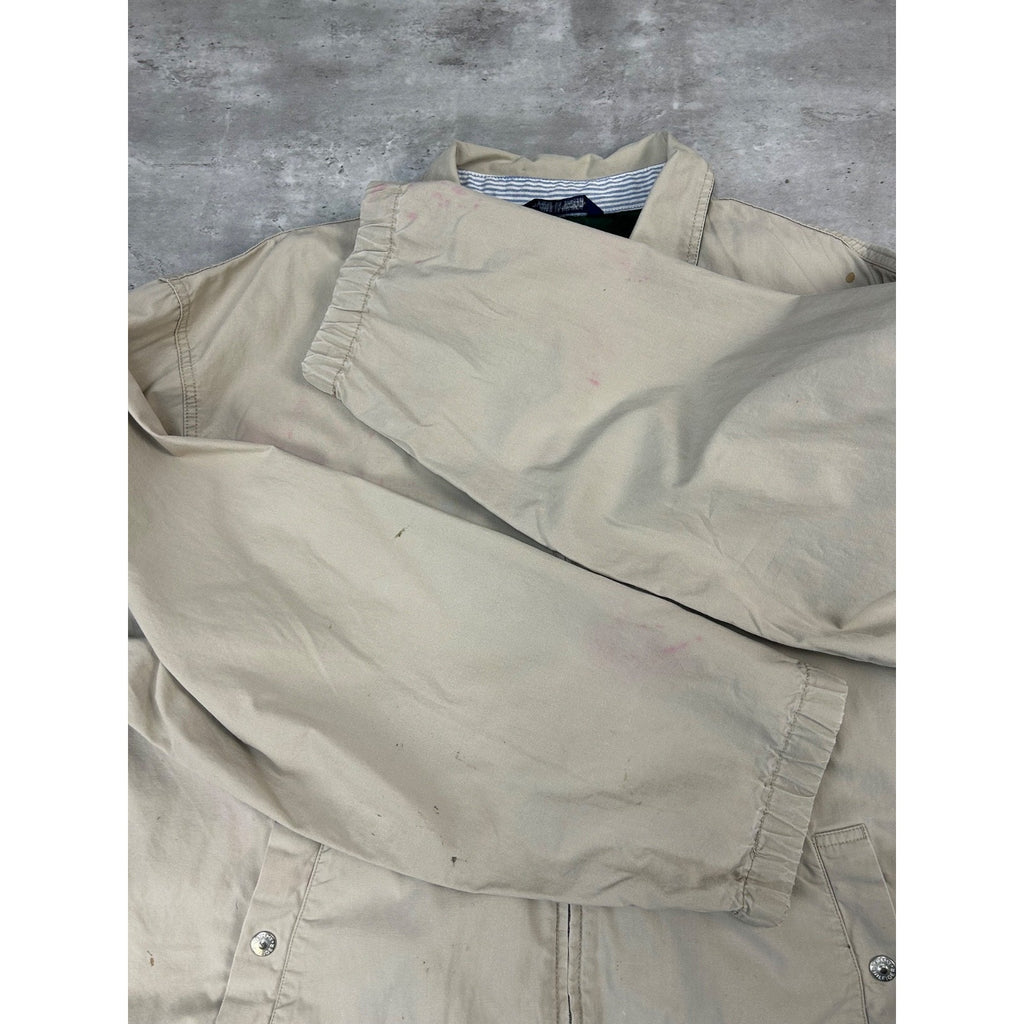 Vintage Tommy Hilfiger Embroidered Crest Harrington Jacket Size Large