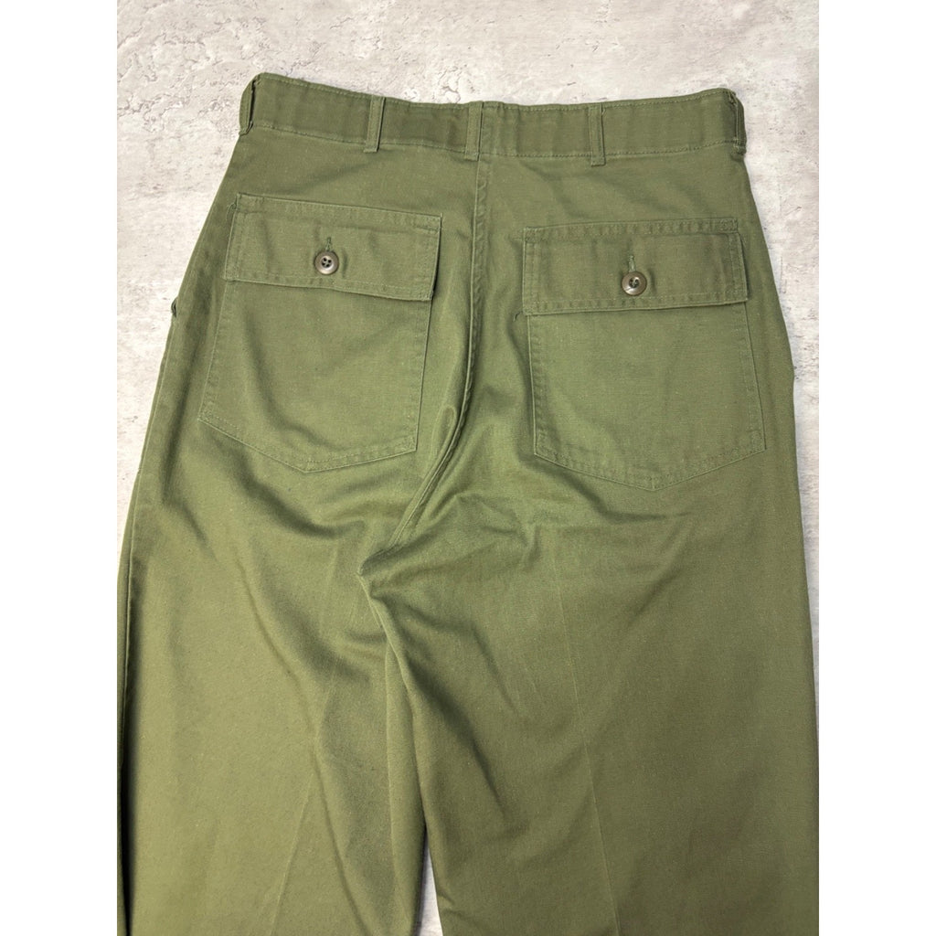 Vintage 1970s/80s US MIlitary OG-107 Pleated Army Pants Size 31