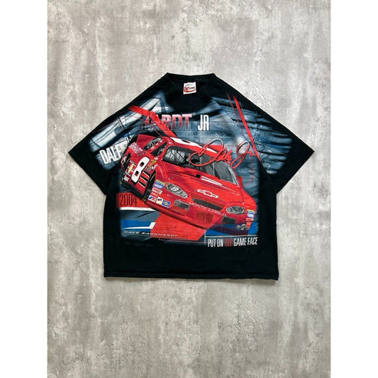 VTG Dale earnhardt Jr #8 Nascar Budweiser Racing All Over Print T-Shirt Size XL