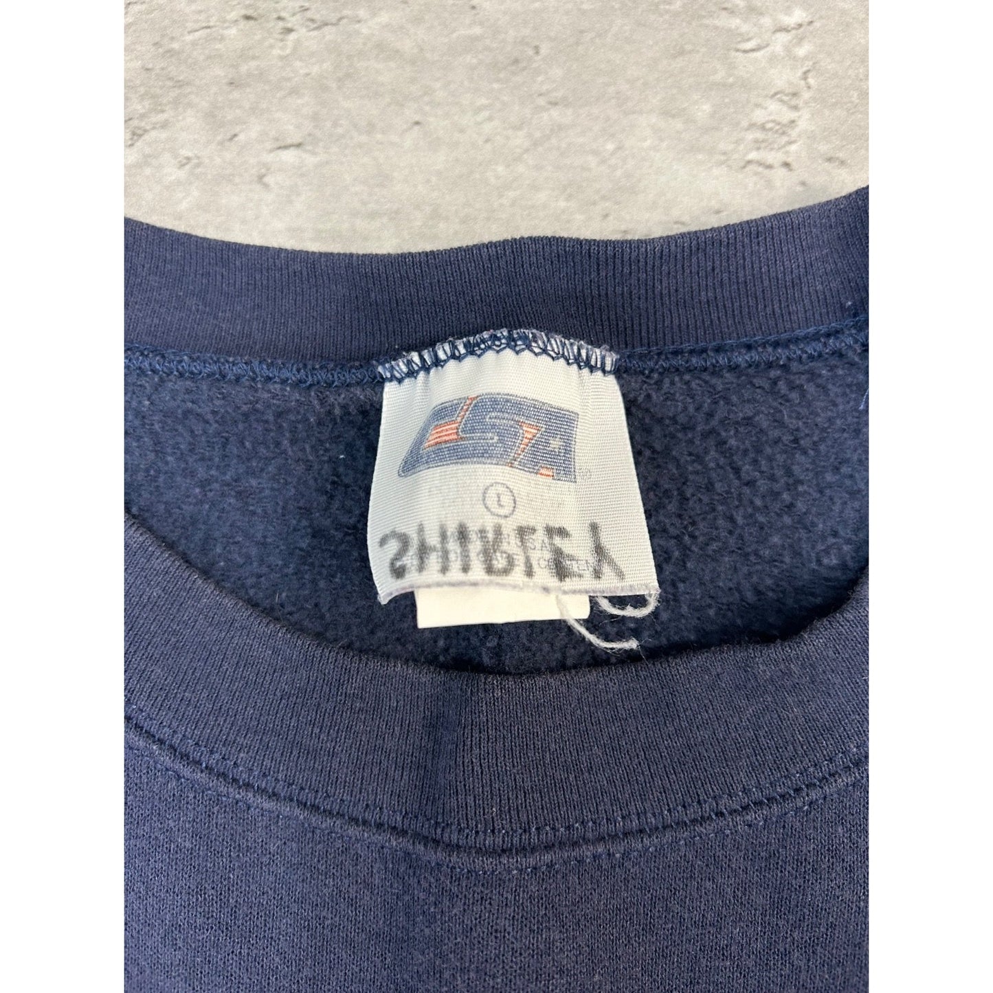 Vintage 90s Denver Broncos NFL Big Graphic Spellout Football Sweatshirt Sz Large