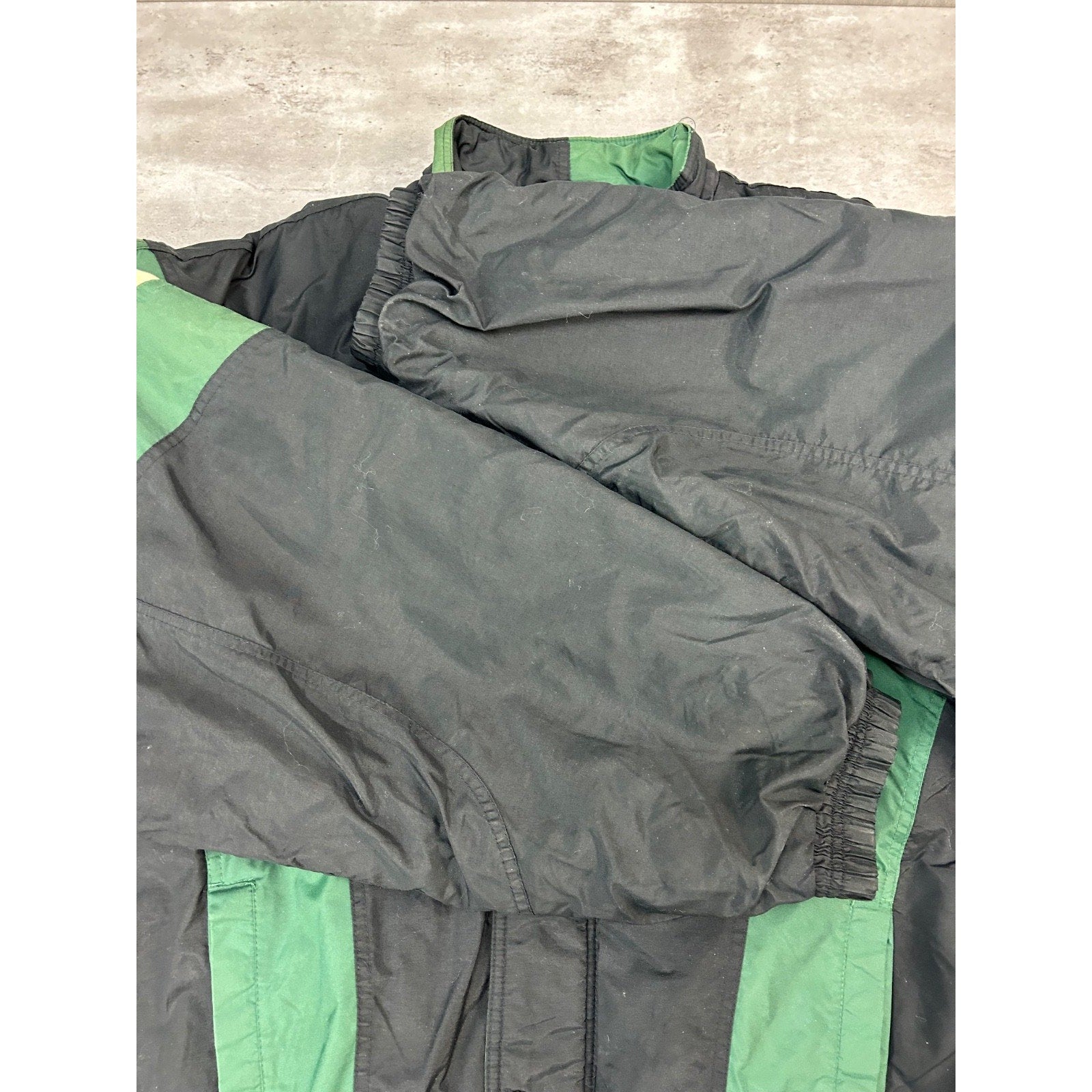 Vintage 90s Green Bay Packers NFL Insulated Full Zip Starter Jacket Size 2XL