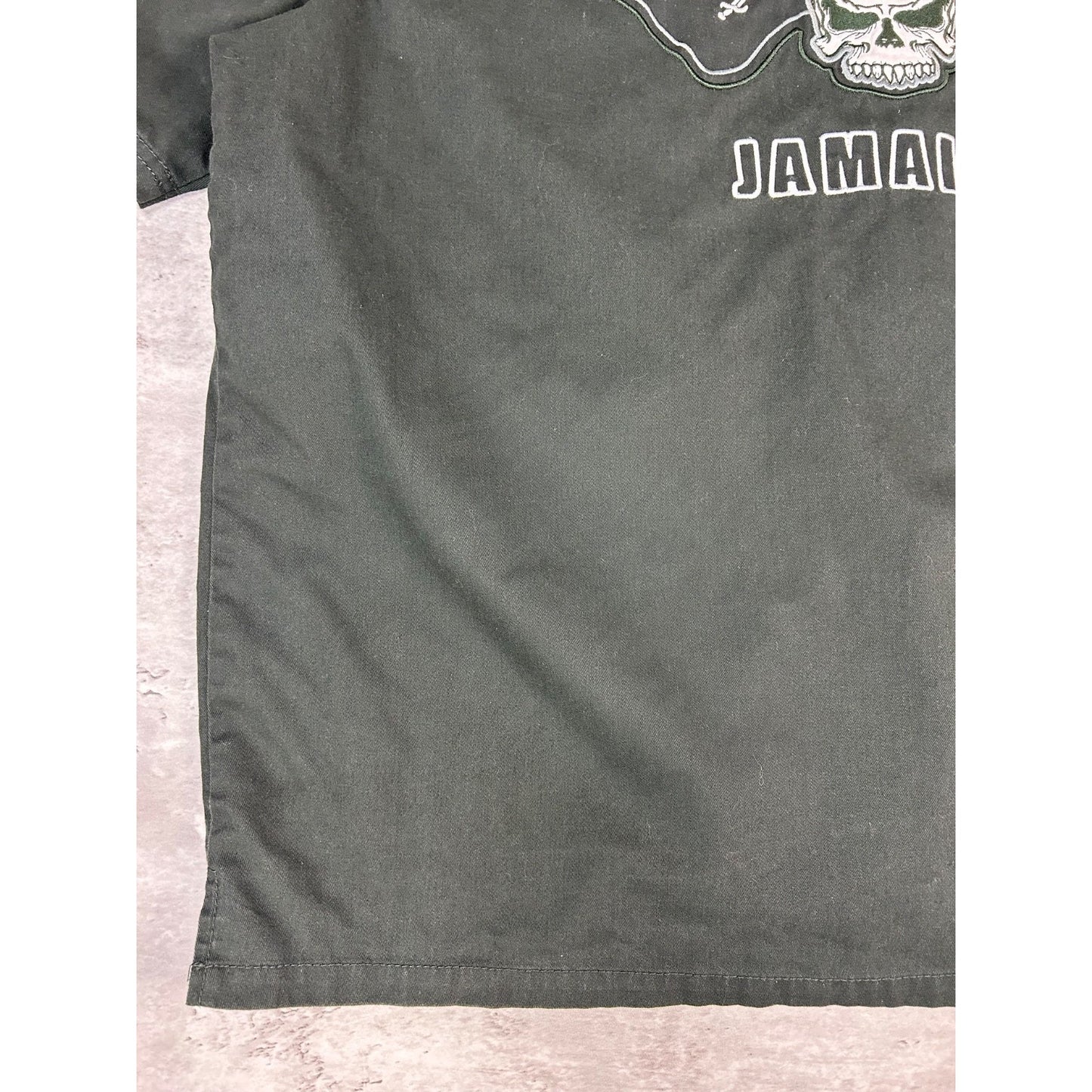 Harley Davidson Jamaica Embroidered Short Sleeve Button Up Shirt Size 2XL