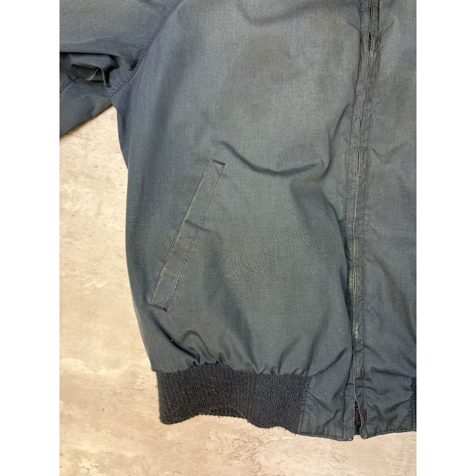 Vintage 80s Eddie Bauer Insulated Full Zip Collared Bomber Jacket Size XL