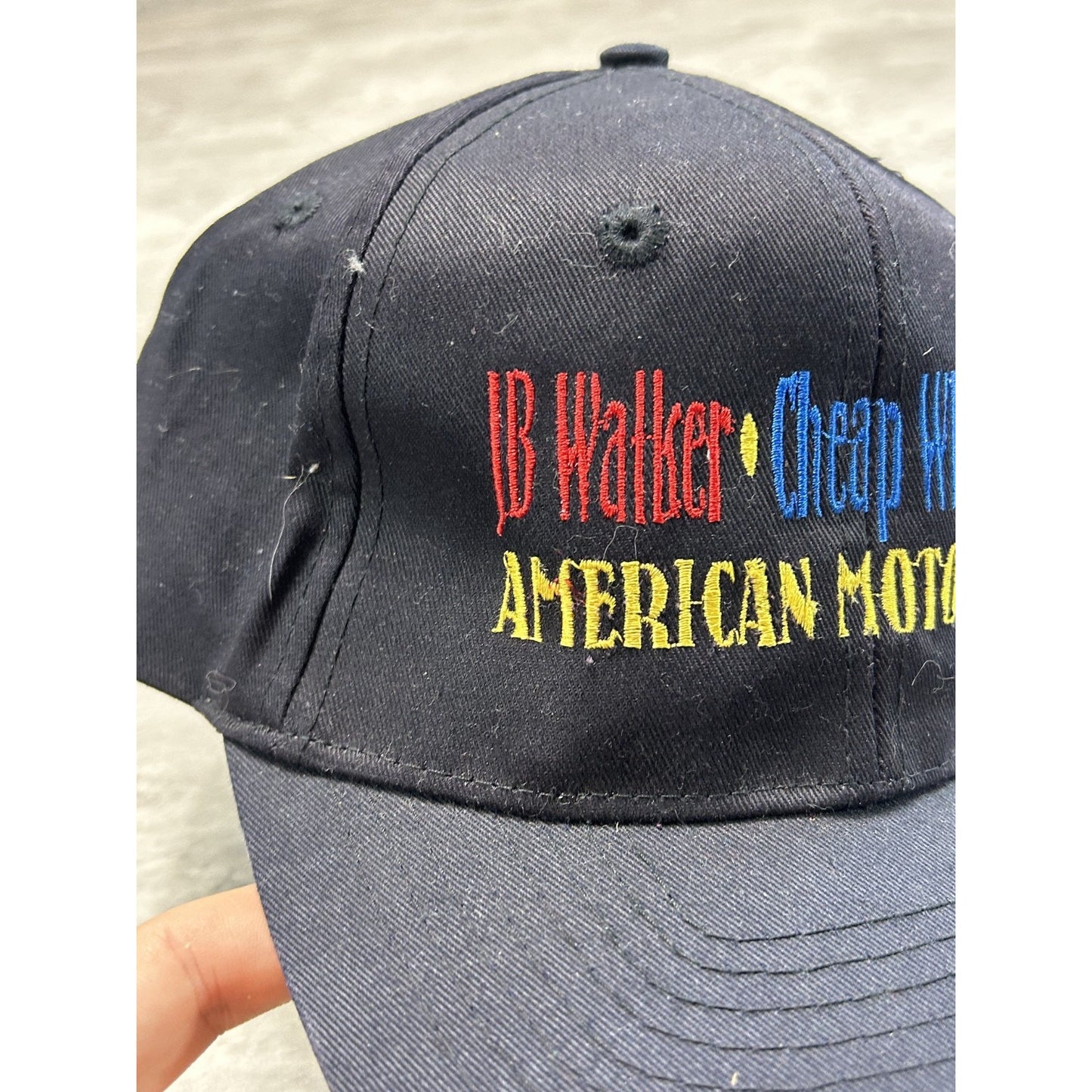 Vintage 90s JB Walker & The Cheap Whiskey Band Rock Music Snapback Hat OSFA
