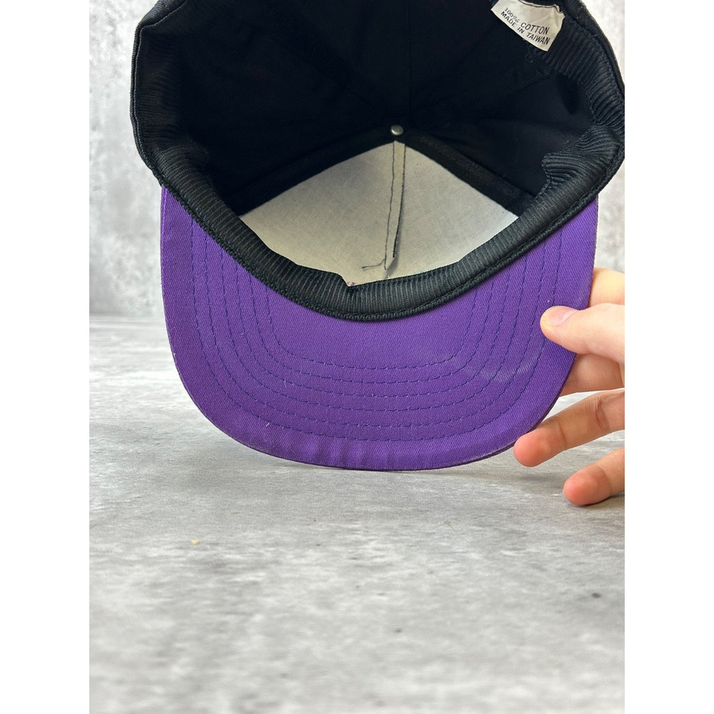 Vintage 90s Paris France Embroidered Spellout Destination Snapback Hat OSFA
