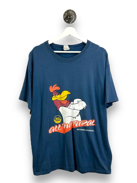 Vintage 90s Looney Tunes Foghorn Leghorn Cartoon Character Graphic T-Shirt Sz XL