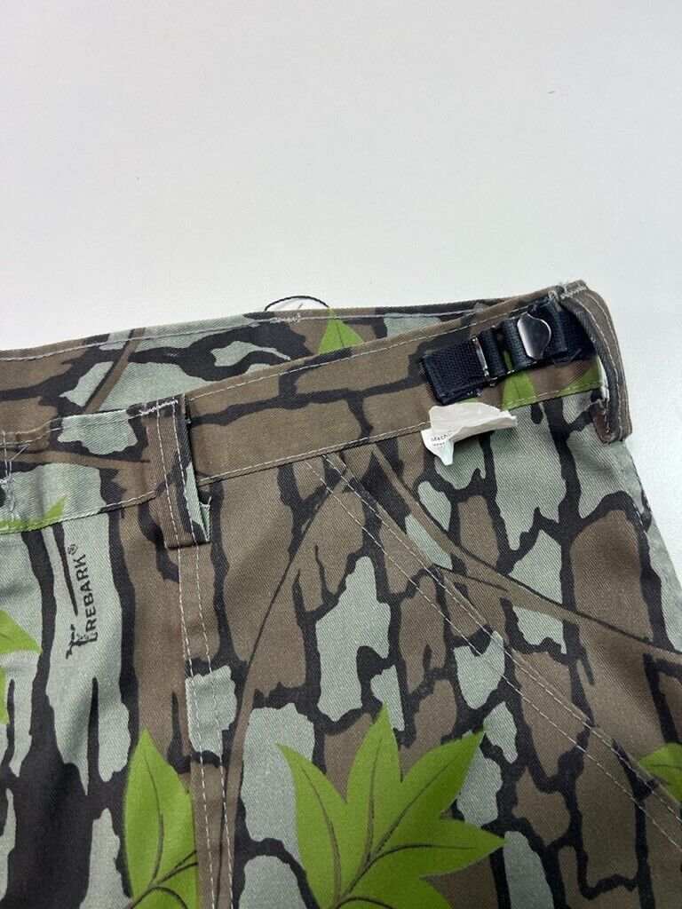 Vintage 90s Tree Bark Camo Hunting Style Cargo Pants Size Large